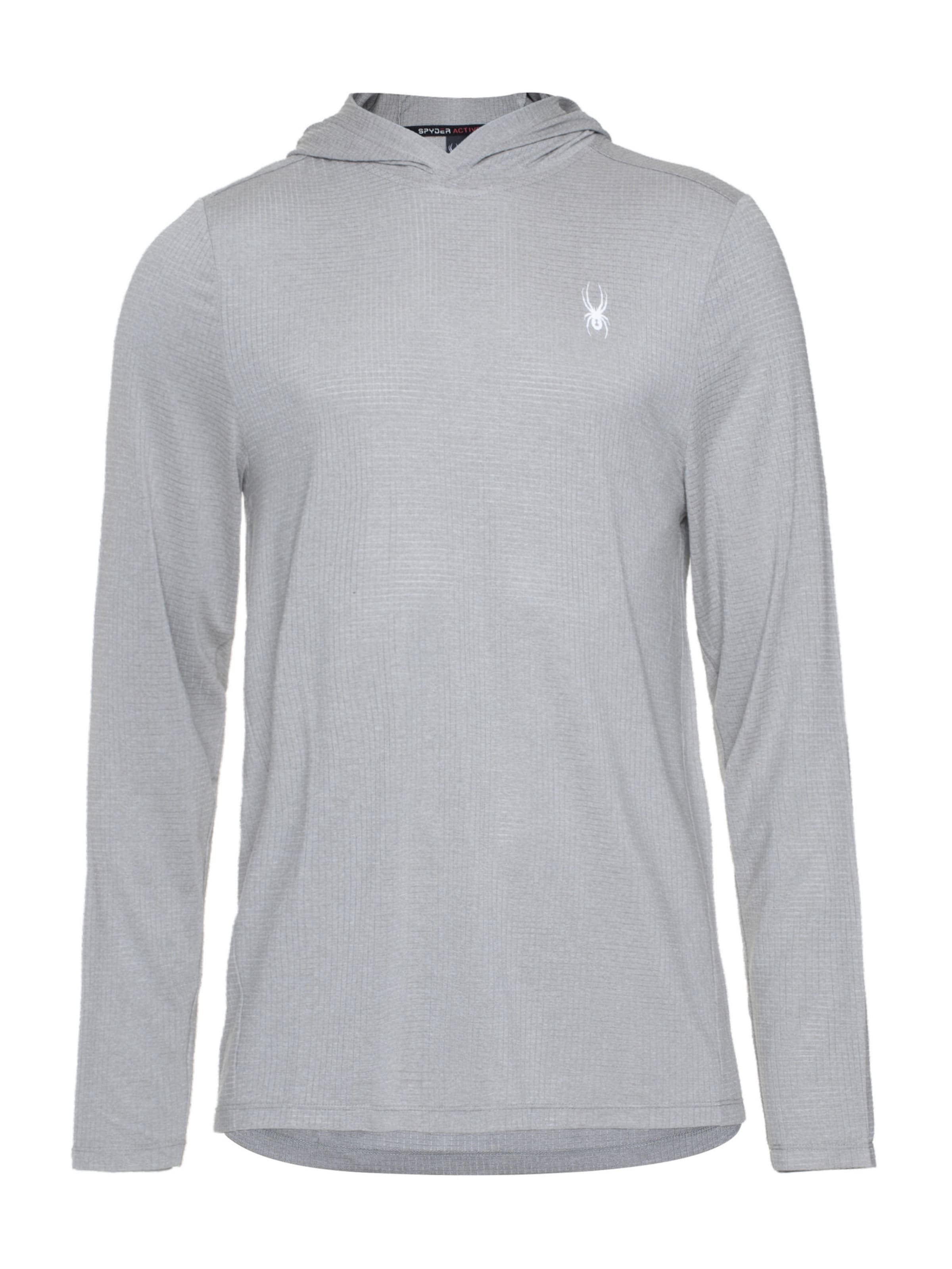 Spyder Αθλητική μπλούζα φούτερ σε γκρι: μπροστά