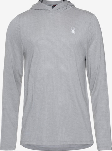 Spyder - Sweatshirt de desporto em cinzento: frente