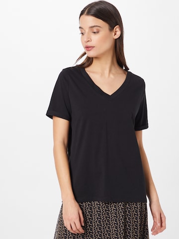 PIECES Shirt 'PCRia' in Black: front