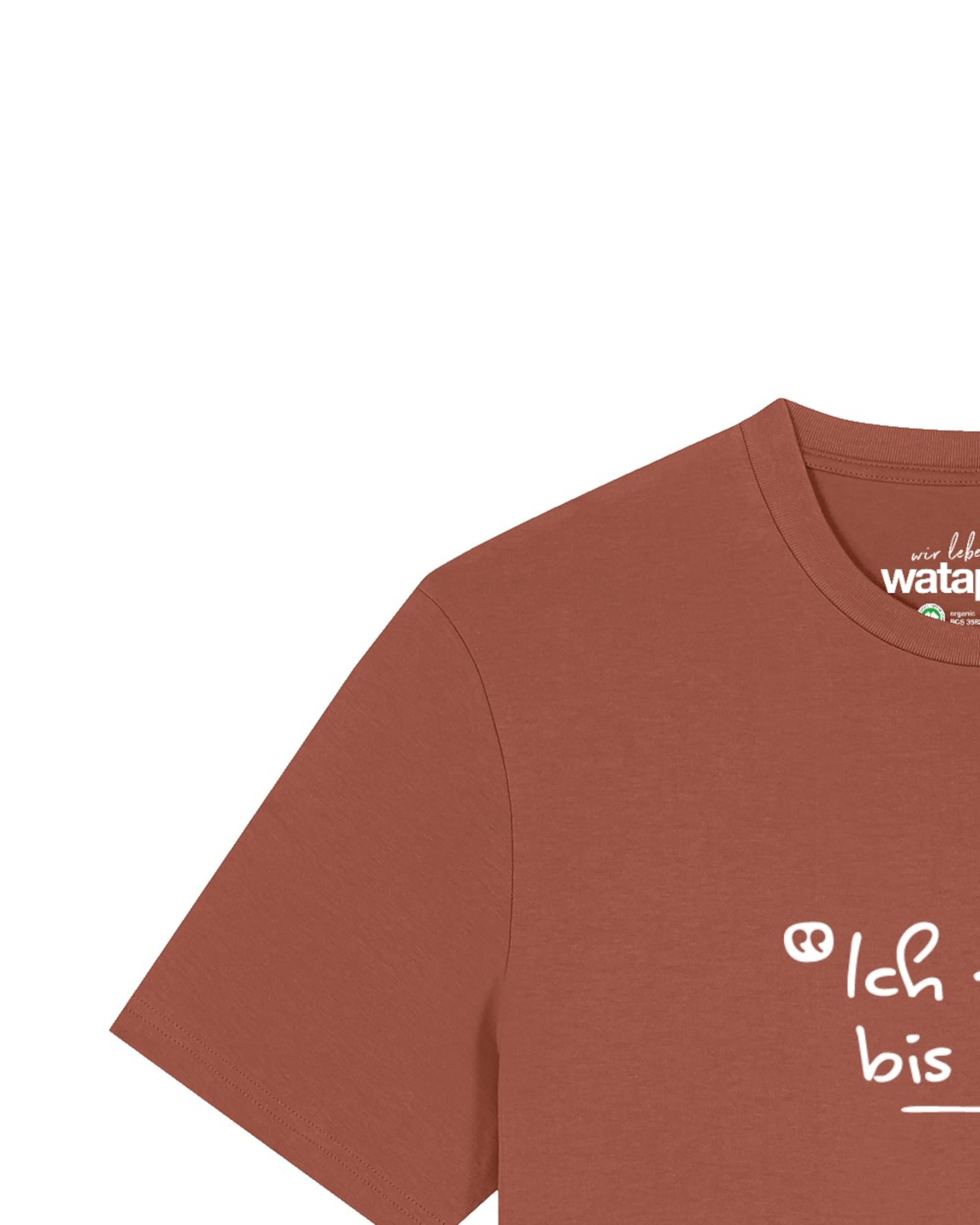 T-Shirt 'Ich Zähl Bis Drei' Watapparel en rouge