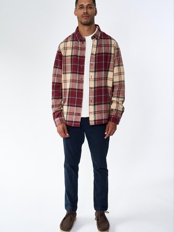 Legends Regular Fit Hemd 'Humphrey Flannel check shirt - Decadent Chocolate' in Mischfarben: Vorderseite