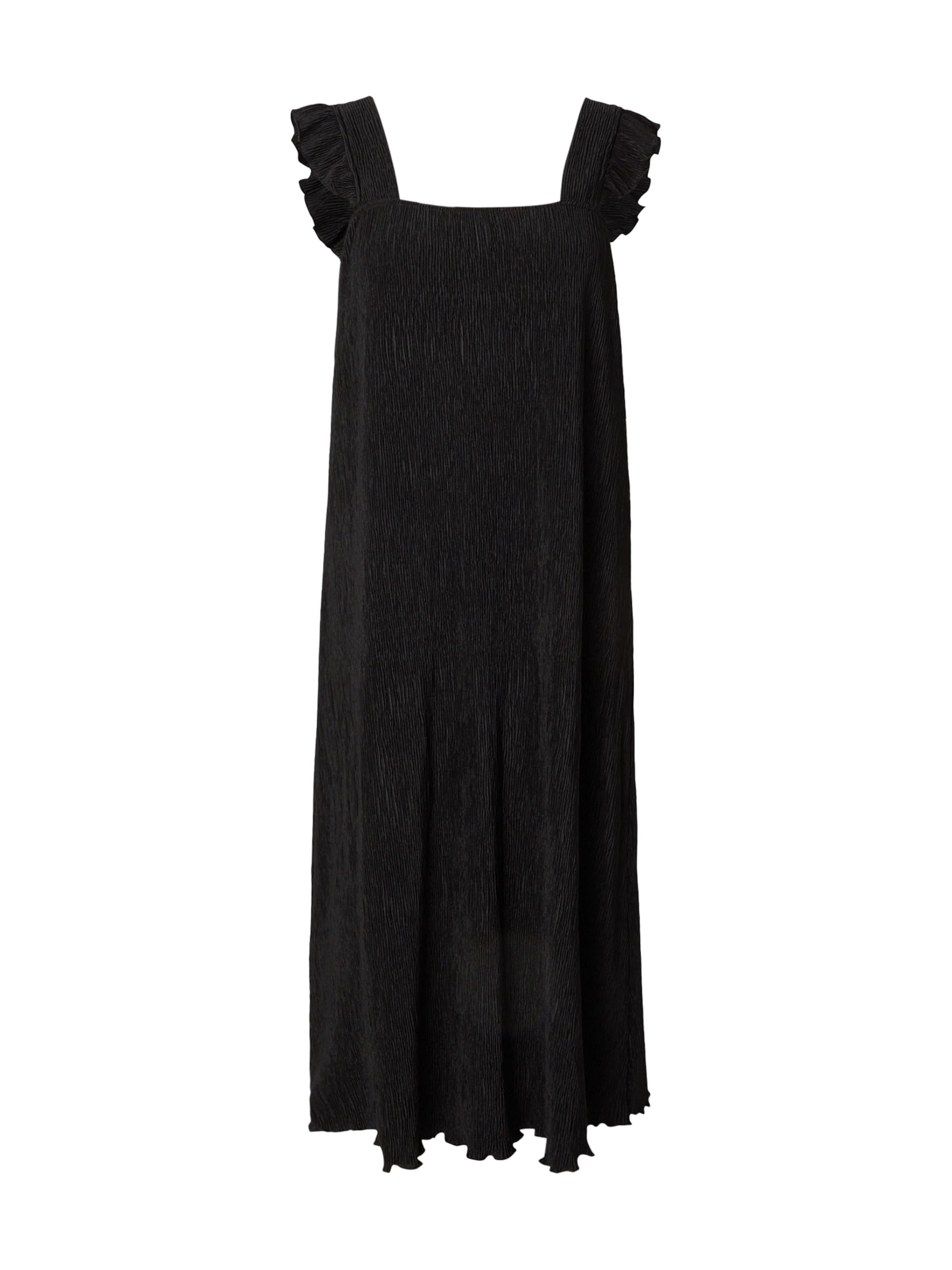 PIECES Curve Dress 'PCFLORA' in Black: front