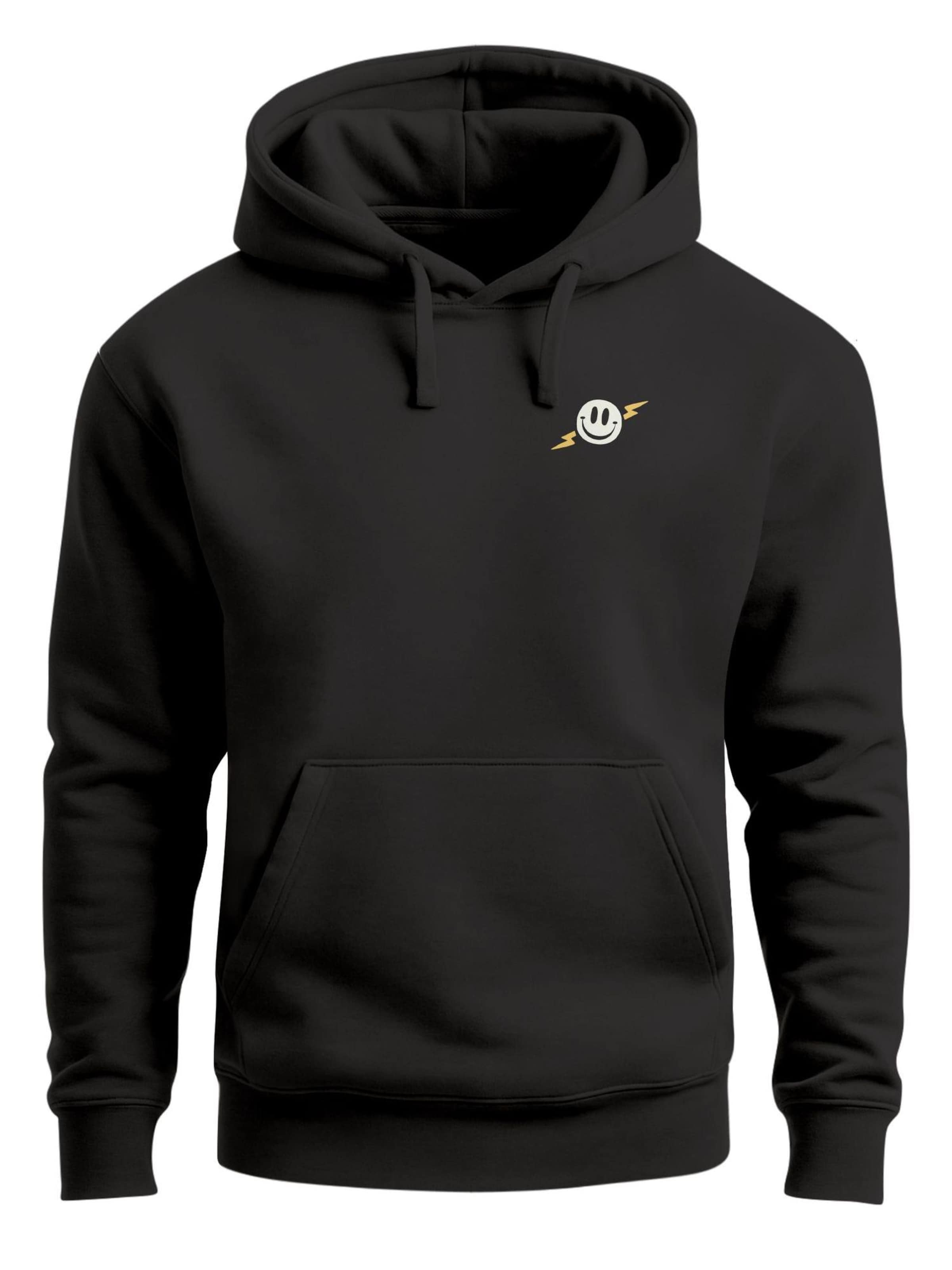 Neverless Sweatshirt 'better luck next time' in Black: front