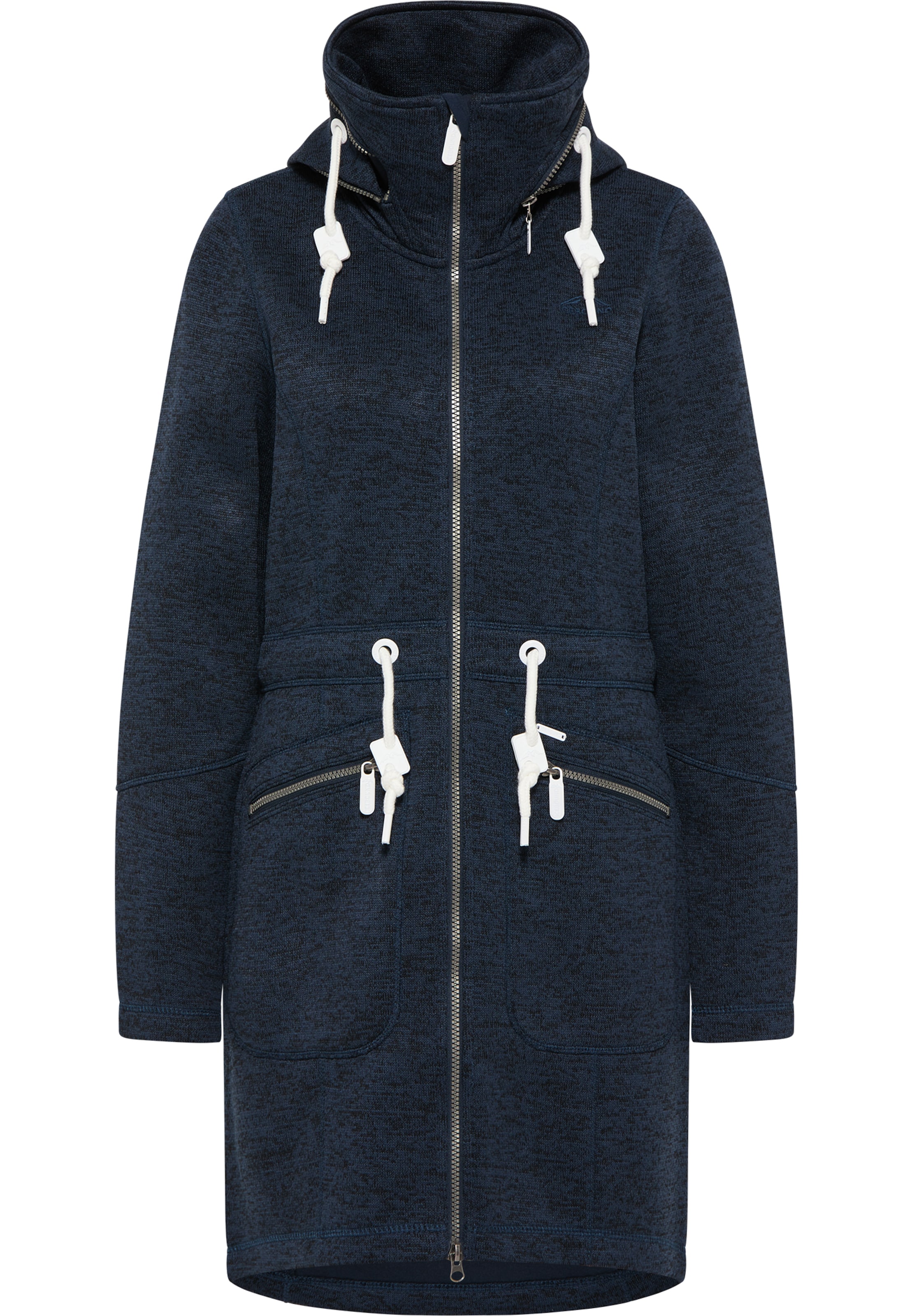 ICEBOUND Fleece jas in Blauw: voorkant