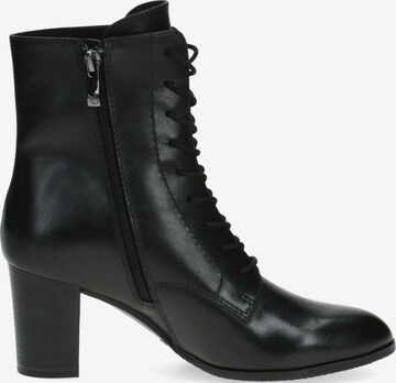 CAPRICE Lace-Up Ankle Boots in Black