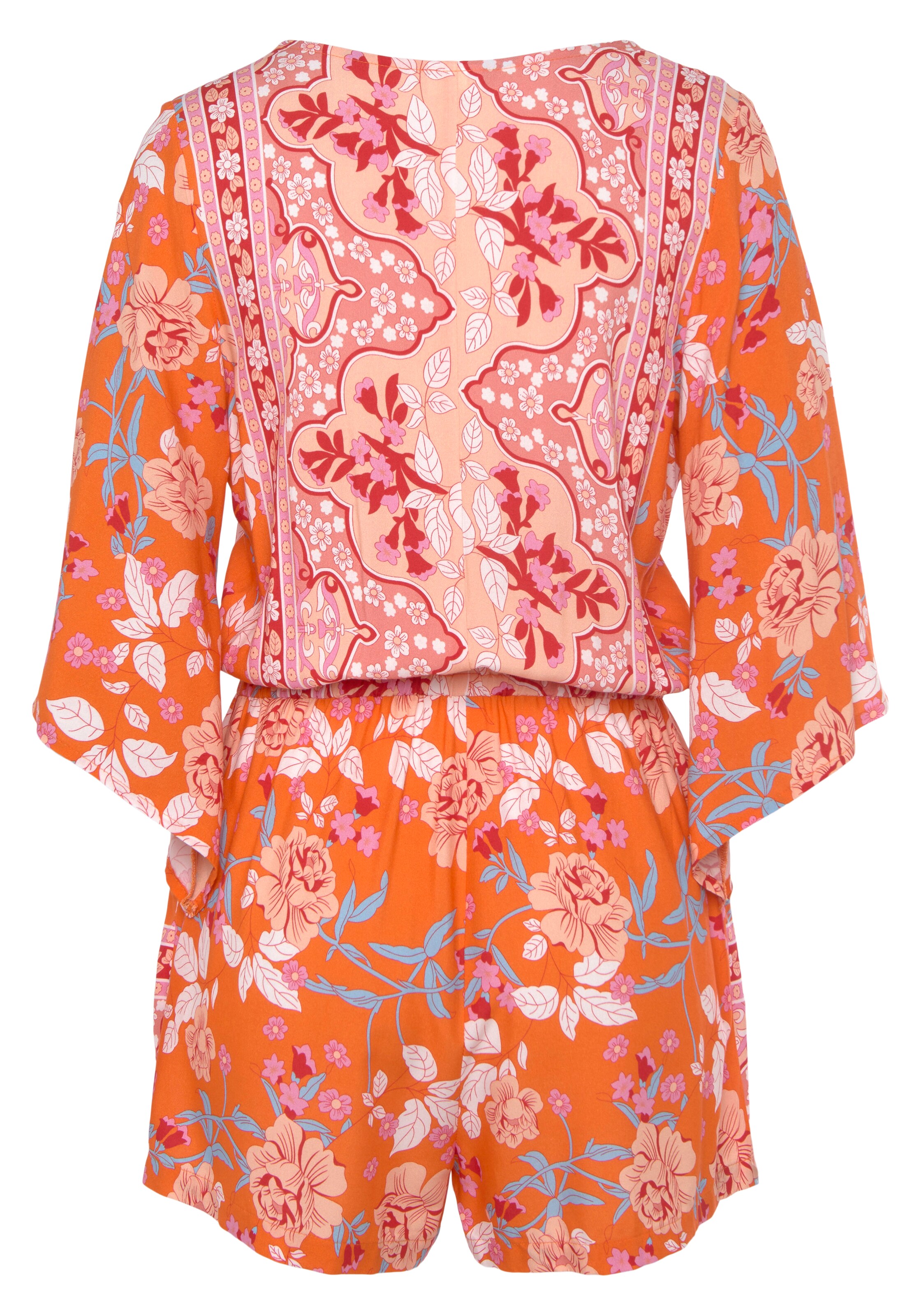 LASCANA Overal - Oranžová: zadná strana