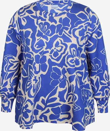 Zhenzi Trui 'Kayla 1444' in Blauw: voorkant