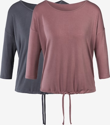 T-shirt LASCANA en gris : devant