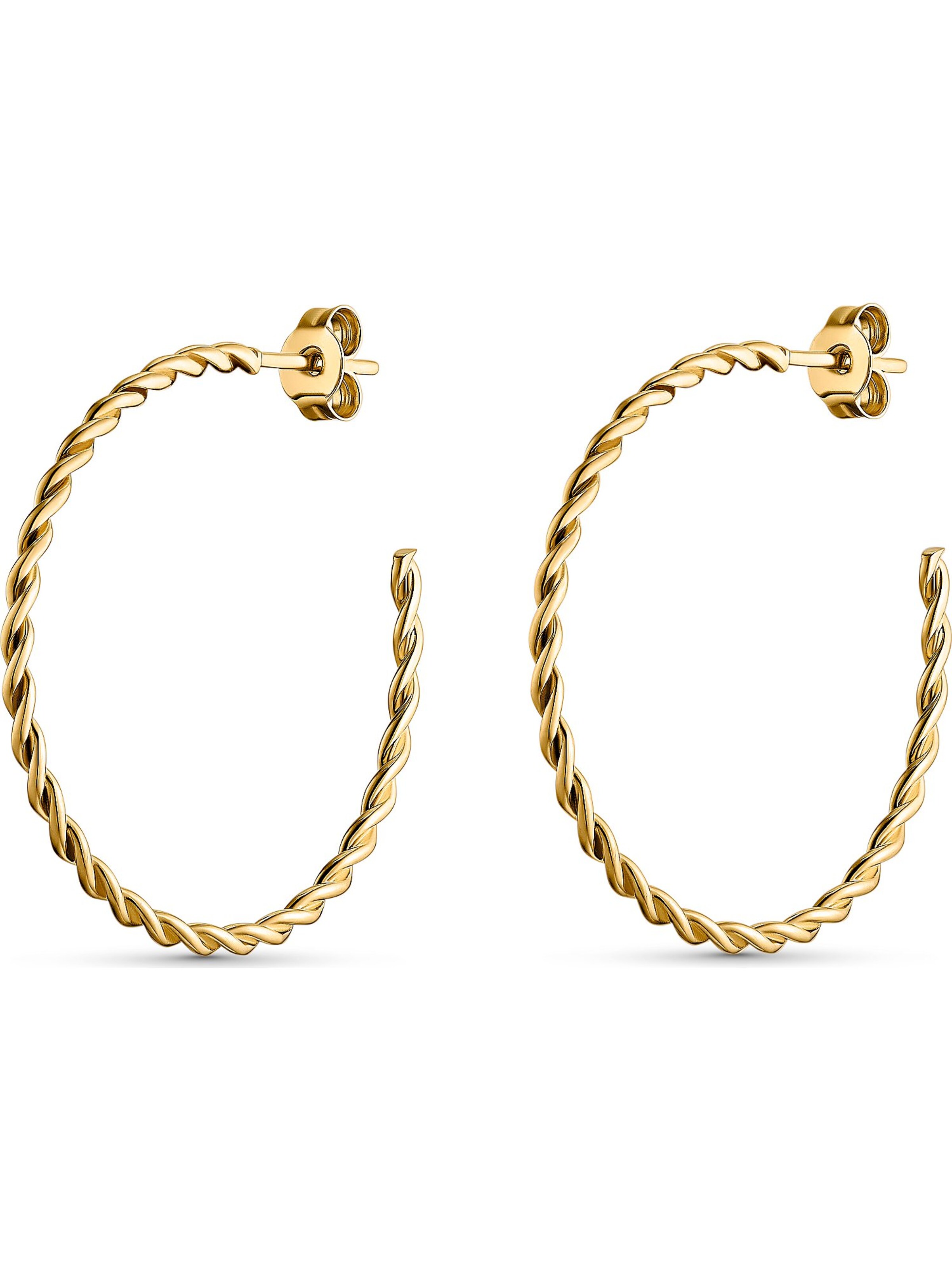 GUIA Ohrringe in Gelb: Vorderseite