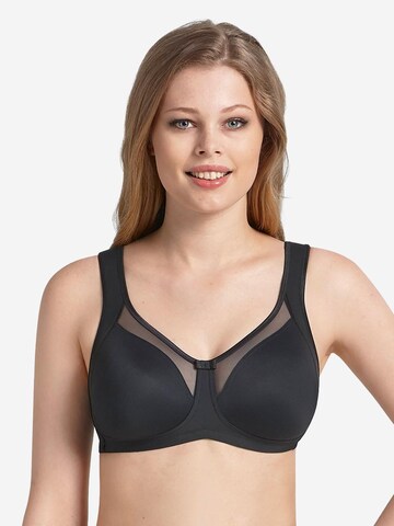 ANITA Minimiser Bra 'Clara' in Black: front