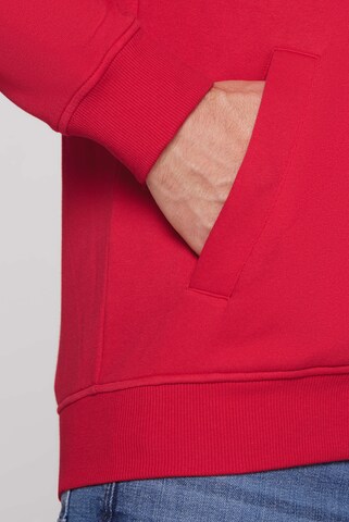 CAMP DAVID Zip-Up Hoodie in Red