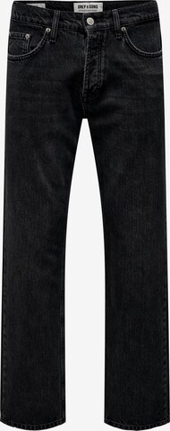 Only & Sons Regular Jeans 'Edge' in Schwarz: predná strana