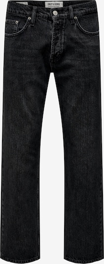 Jeans 'Edge' Only & Sons pe negru denim, Vizualizare produs