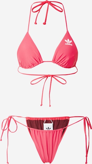 ADIDAS ORIGINALS Bikini 'Adicolor' en rose / blanc, Vue avec produit