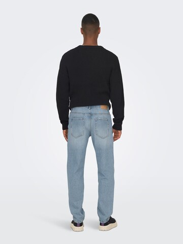 Only & Sons Regular Jeans 'Edge' in Blauw