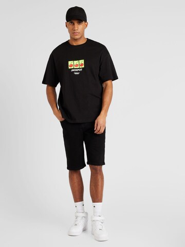 JACK & JONES T-Shirt 'BLOCKPOP' in Schwarz