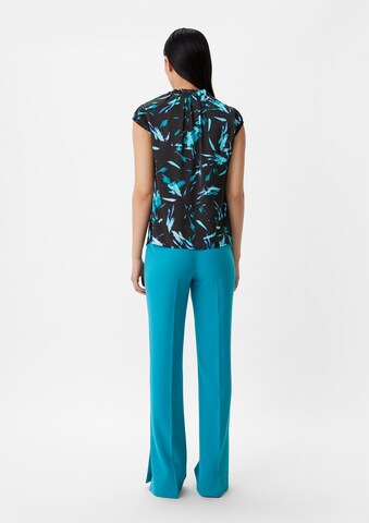 COMMA Bluse in Schwarz: Rückseite