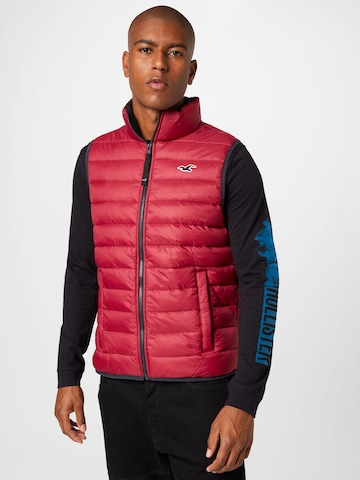 HOLLISTER Bodywarmer in Rood: voorkant