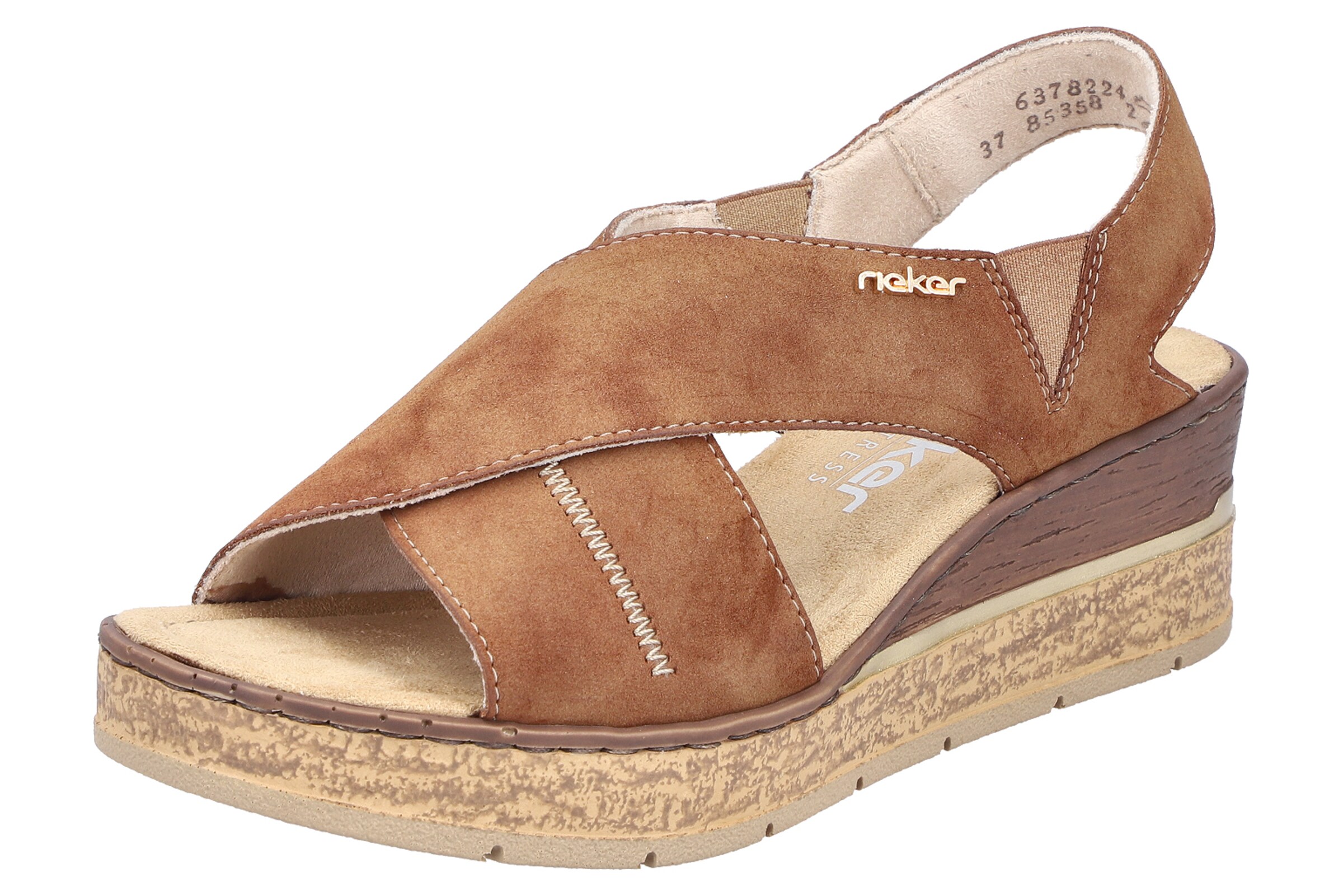 Rieker Sandale in Braun: Vorderseite