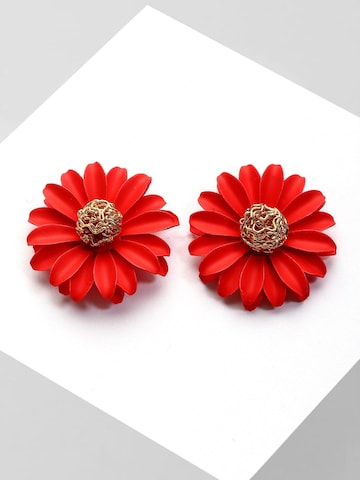 Boucles d'oreilles 'Genevieveette' AVANT-GARDE PARIS en rouge