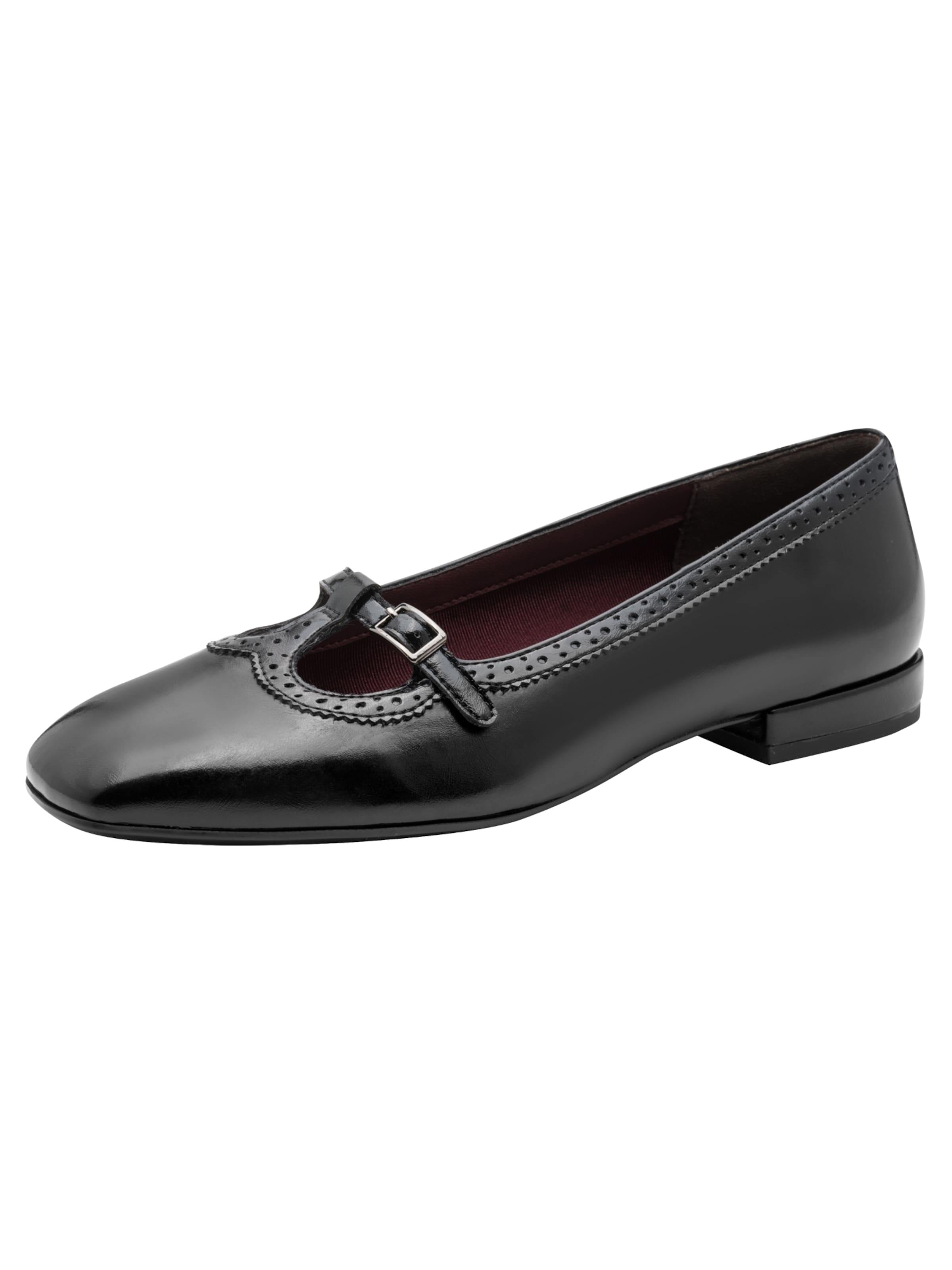 Ballerines à lanières Tamaris en noir : devant