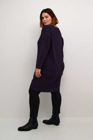 KAFFE CURVE Strickkleid 'Bell' in Lila