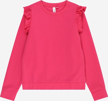 Vero Moda GirlSweater majica 'OCTAVIA' - roza boja: prednji dio