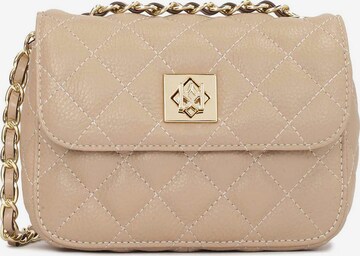 Borsa a tracolla di Kazar in beige: frontale