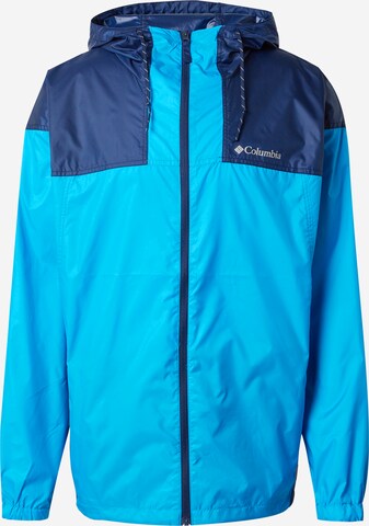 COLUMBIA Outdoorjas 'Flash Challenger' in Blauw: voorkant