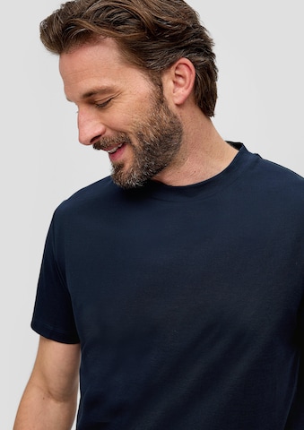 s.Oliver BLACK LABEL T-Shirt in Blau