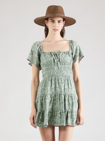 Rochie de vară 'CHANNELED' de la HOLLISTER pe verde: față