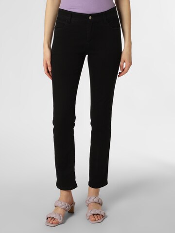 Olivia Slimfit Jeans in Zwart: voorkant