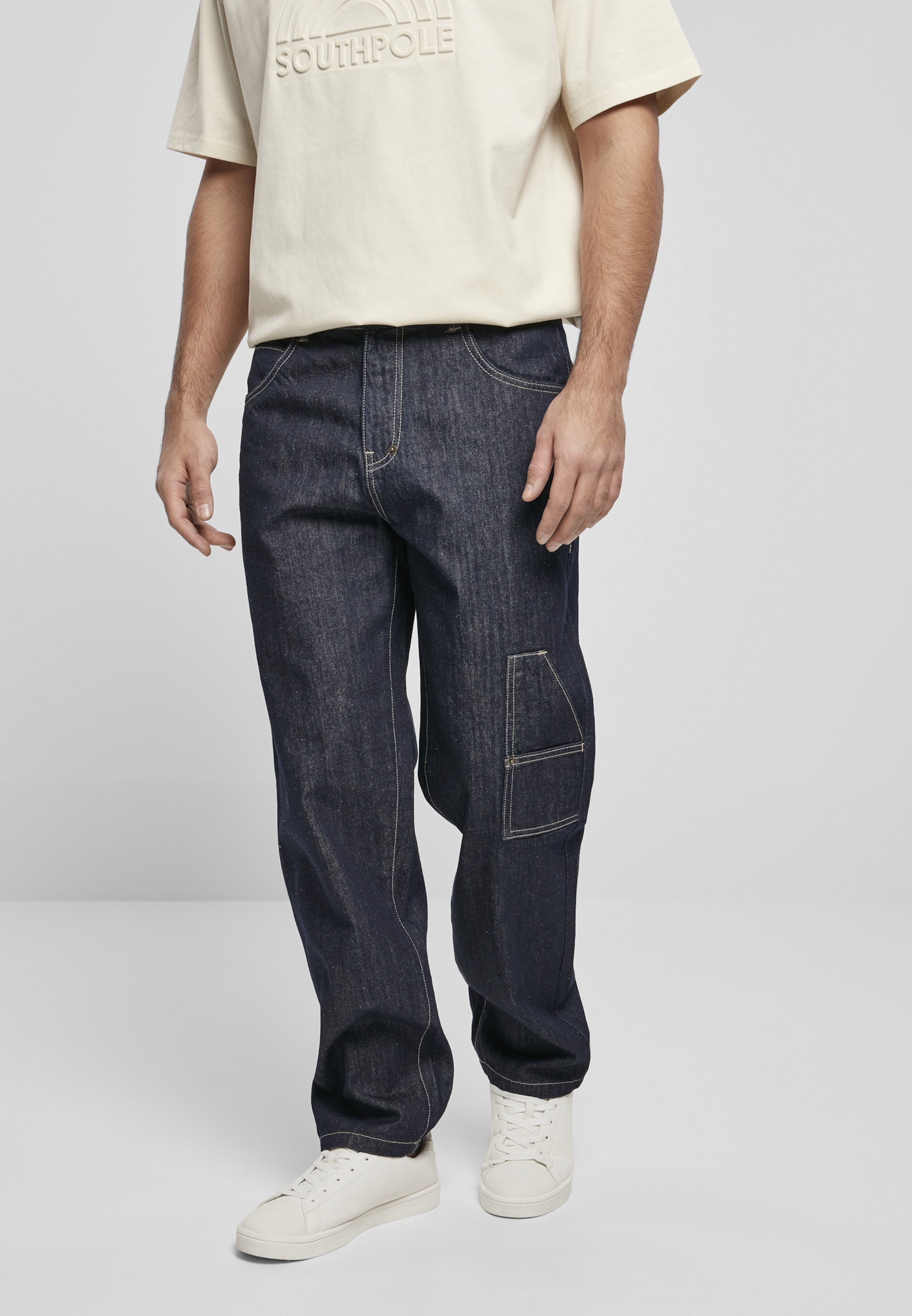 SOUTHPOLE Largi Jeans pe Albastru Denim | ABOUT YOU