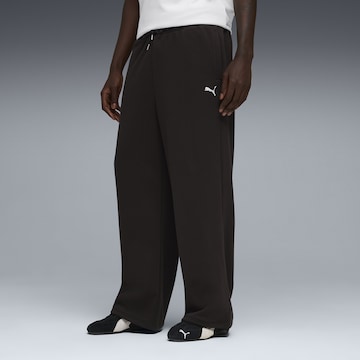PUMA Wide Leg Hose 'Wardrobe Essentials' in Schwarz: Vorderseite