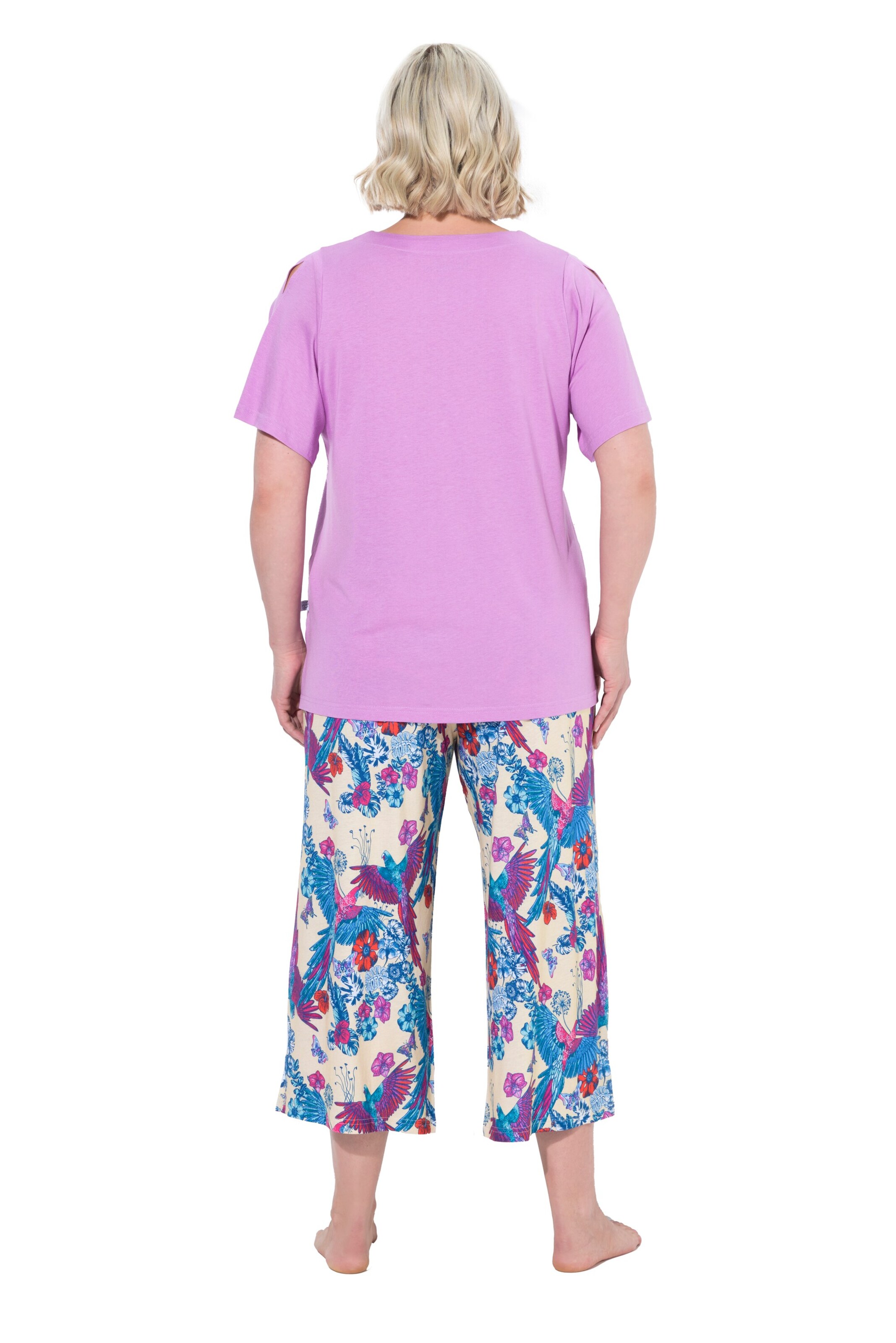 Ulla Popken Pyjama in Lila