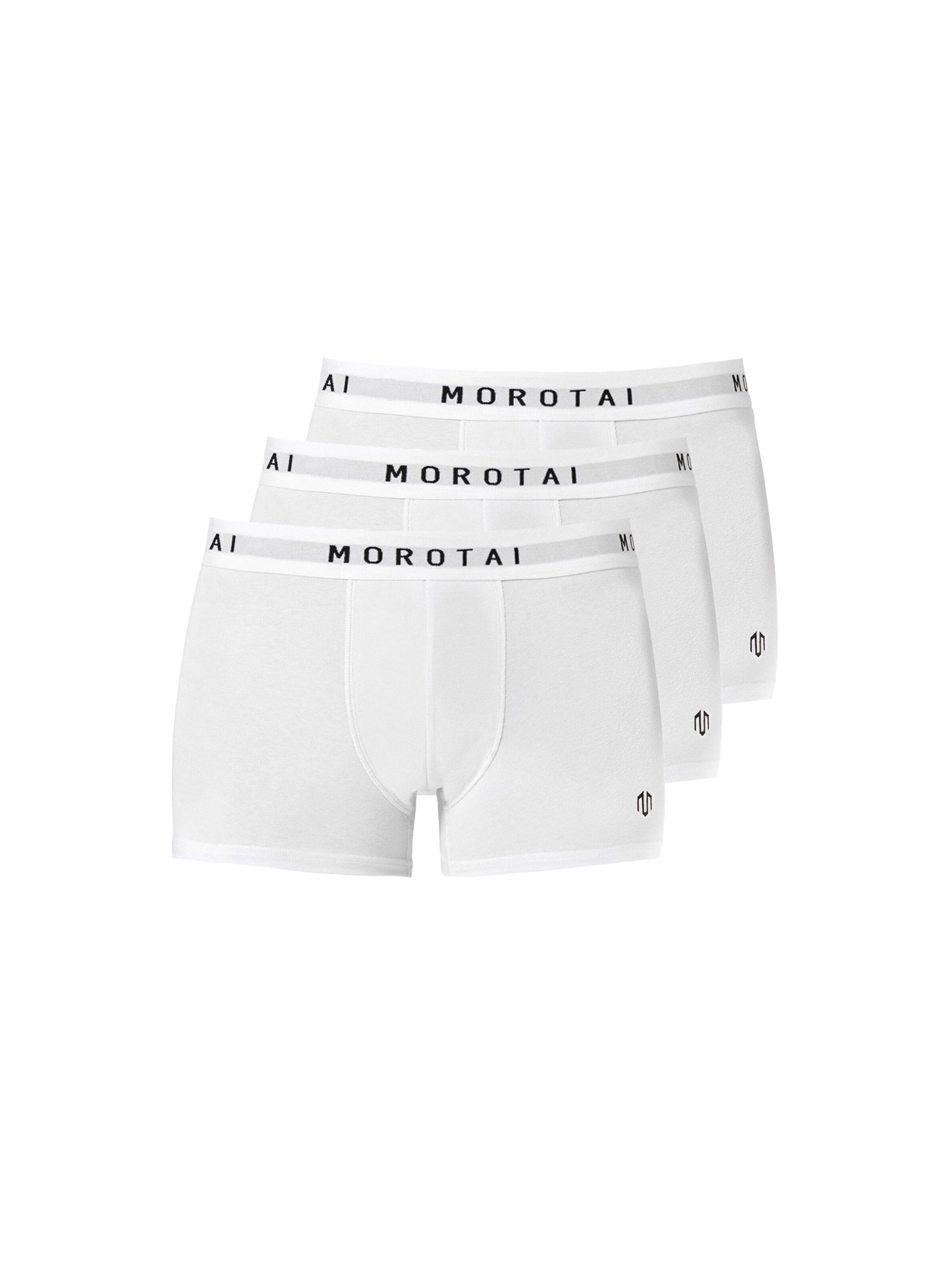 Boxer 'PREMIUM' di MOROTAI in bianco: frontale