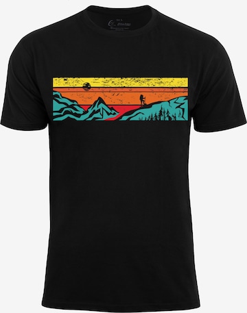 T-Shirt Cotton Prime en noir : devant
