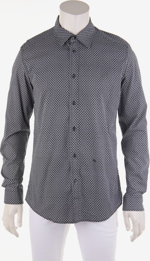 DIESEL Button Up Shirt in XL in Night blue / White, Item view