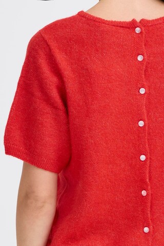 ICHI Sweater 'IHKAMARA' in Red