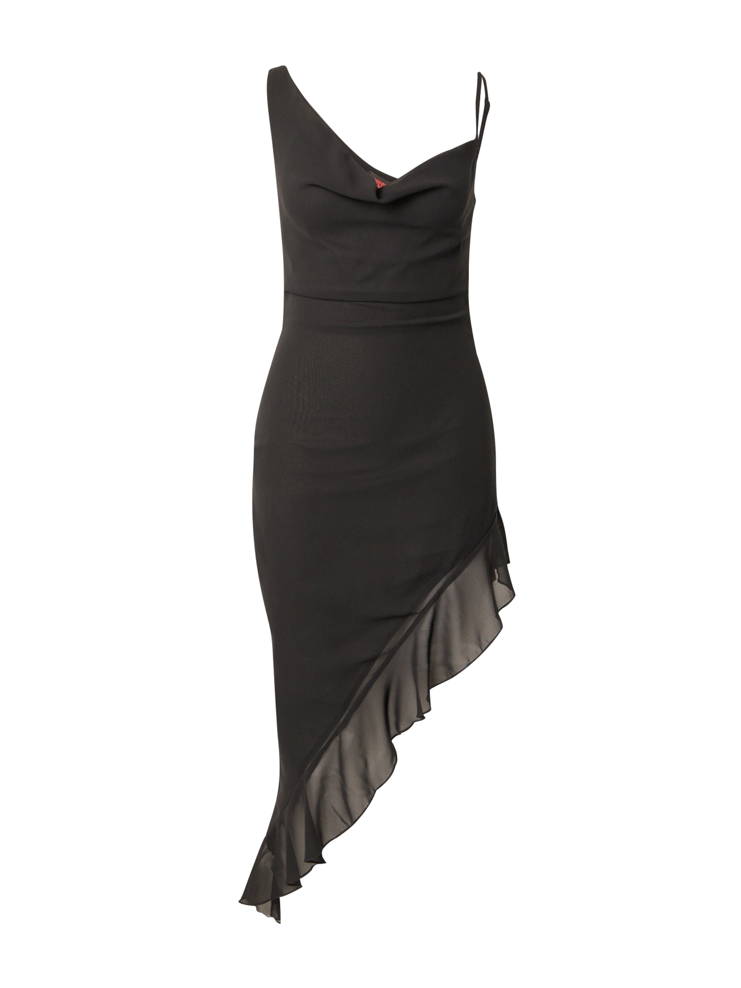 Rochie de cocktail de la Misspap pe negru: față