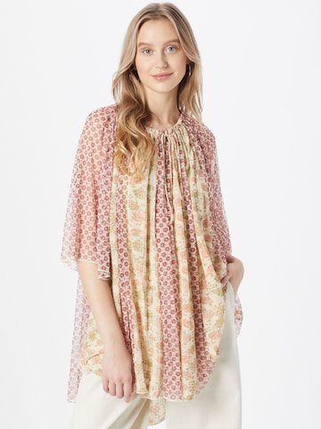 Free People Blouse 'BECAUSE I LOVE YOU' in Geel: voorkant