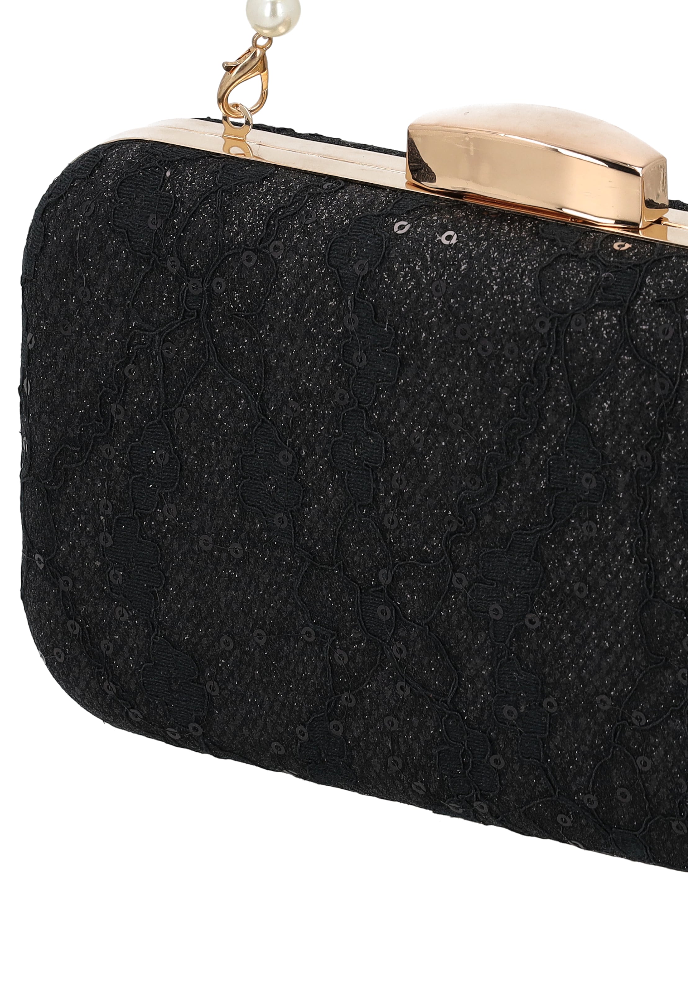 faina Clutch in Schwarz
