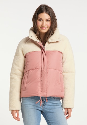 MYMO Winterjas in Beige: voorkant