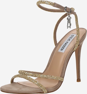 STEVE MADDEN Босоножки с ремешком 'BRYANNA' в Бежевый: спереди