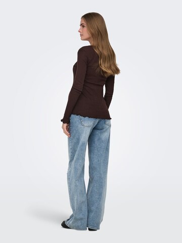 Only Maternity Wide leg Jeans 'OLMBlush' in Blauw