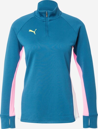 PUMA Camiseta funcional 'Individual Blaze' en azul oscuro / rosa / blanco, Vista del producto