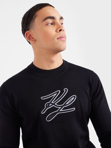 Karl Lagerfeld Sweater 'KNIT' in Black