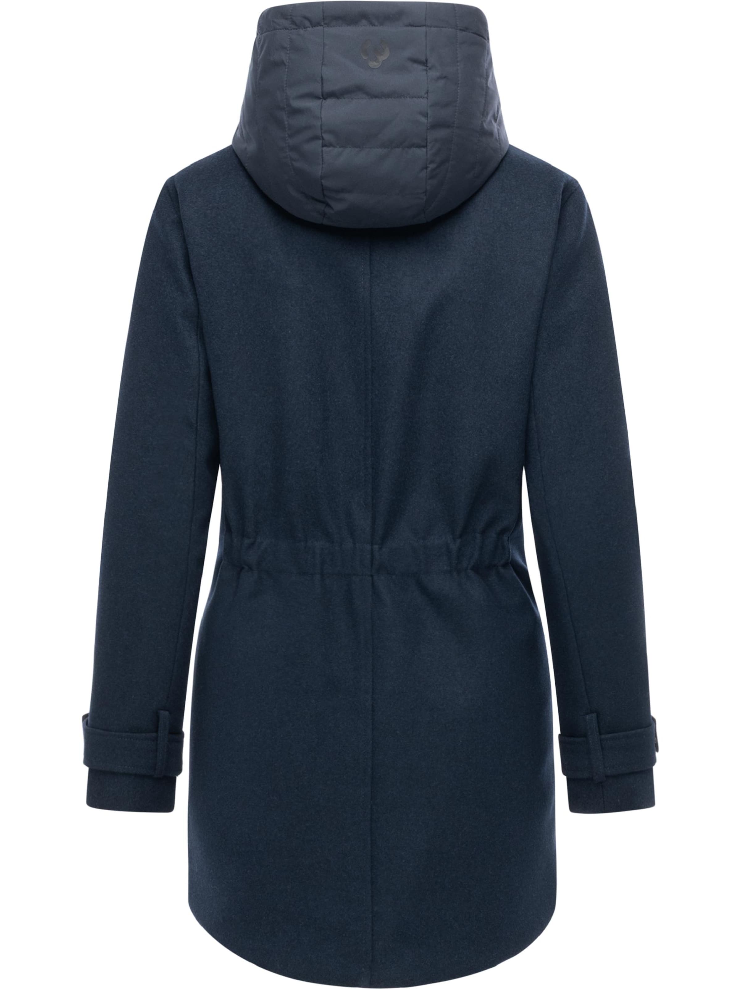 Palton funcțională 'Petuja Felt Youmodo' de la Ragwear pe albastru