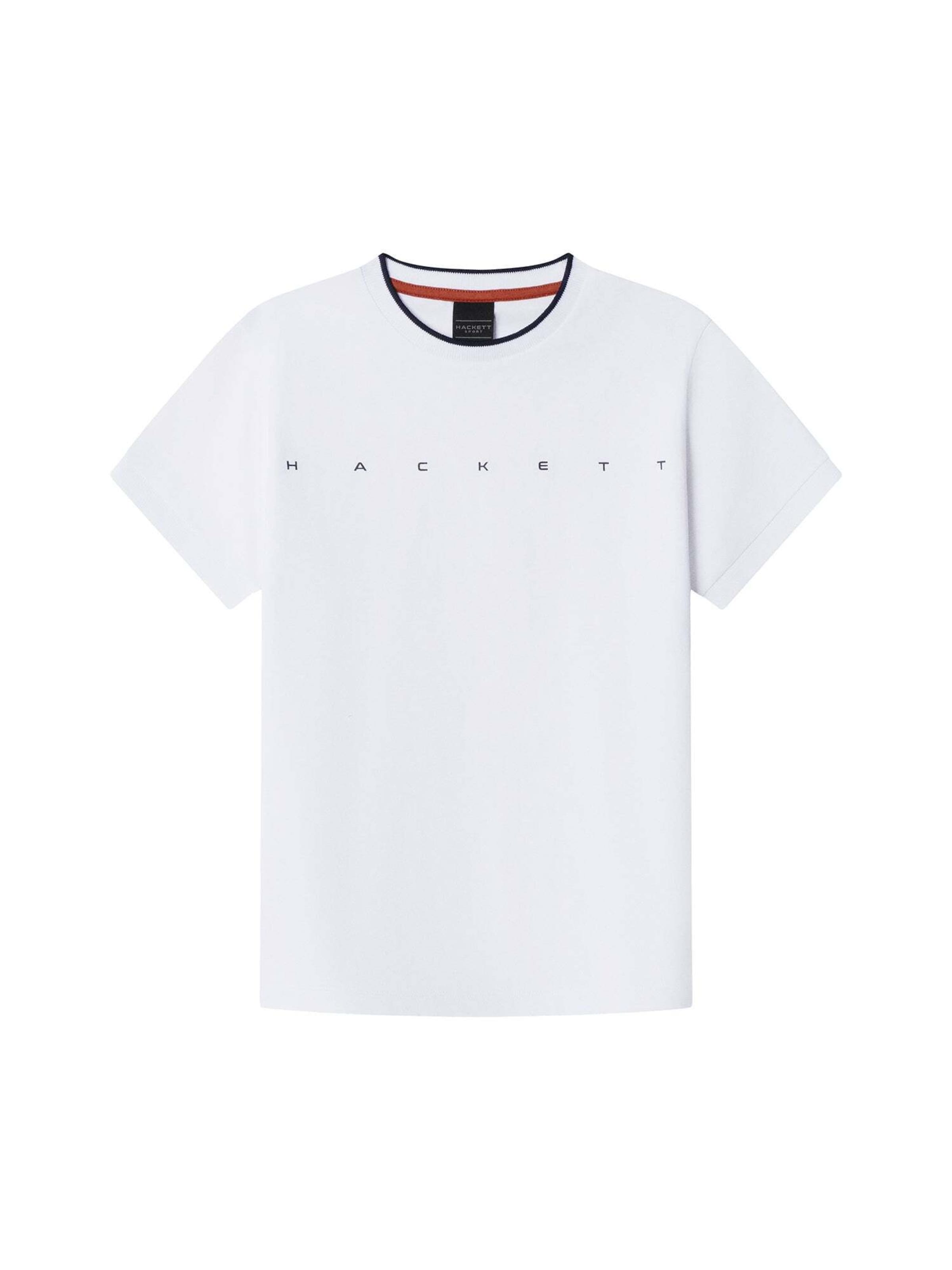 T-Shirt 'Essential' Hackett London en blanc : devant