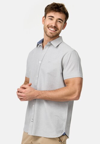 Coupe regular Chemise 'Kenner' INDICODE JEANS en gris